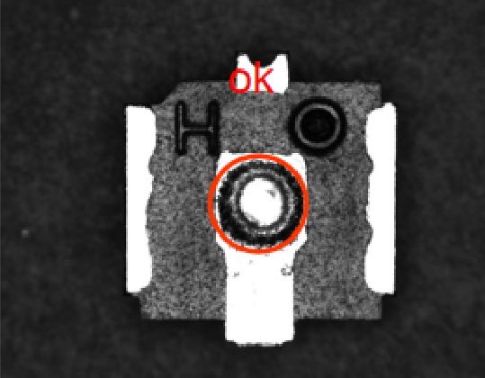 金屬插柄過膠不良檢測(cè)